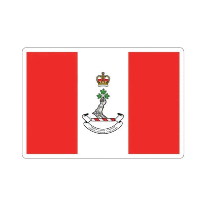 Flag of the Royal Military College of Canada STICKER Vinyl Die-Cut Decal 5 Inch - The Sticker Space