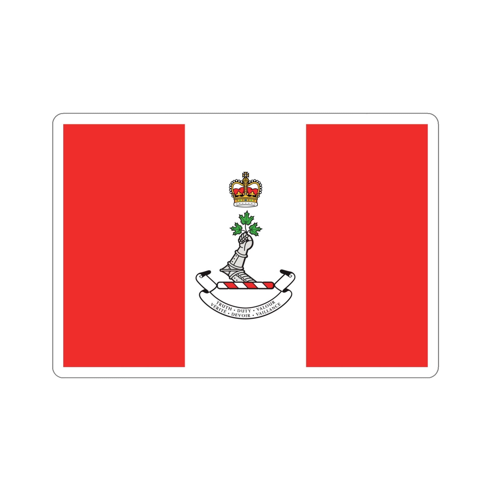 Flag of the Royal Military College of Canada STICKER Vinyl Die-Cut Decal-6 Inch-The Sticker Space