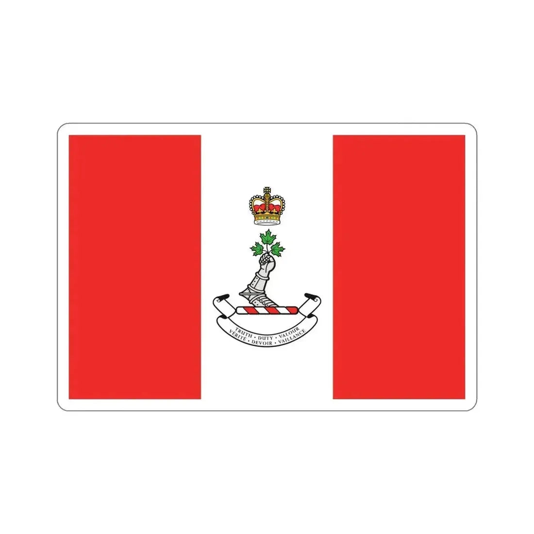 Flag of the Royal Military College of Canada STICKER Vinyl Die-Cut Decal - The Sticker Space