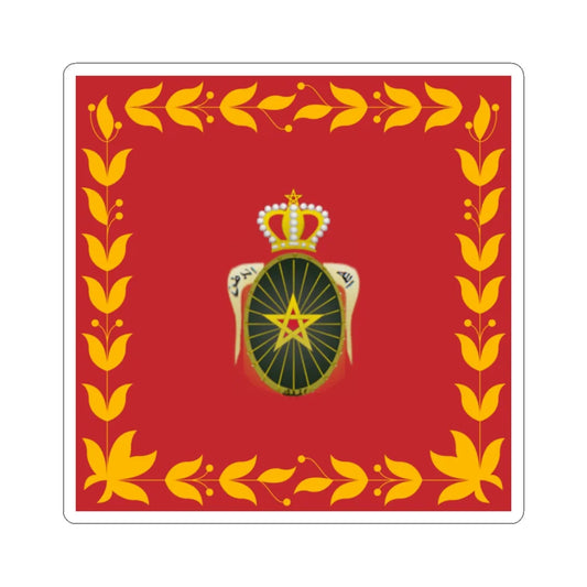Flag of the Royal Moroccan Army (Morocco) STICKER Vinyl Kiss-Cut Decal 2 Inch White - The Sticker Space