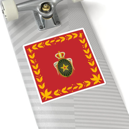Flag of the Royal Moroccan Army (Morocco) STICKER Vinyl Kiss-Cut Decal - The Sticker Space