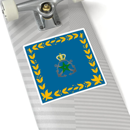 Flag of the Royal Moroccan Navy (Morocco) STICKER Vinyl Kiss-Cut Decal - The Sticker Space