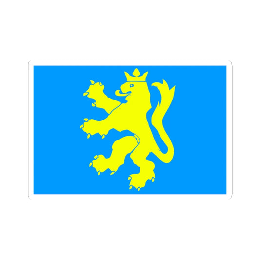 Flag of the Ruthenian National Guard (Ukraine) STICKER Vinyl Kiss-Cut Decal 2 Inch White - The Sticker Space