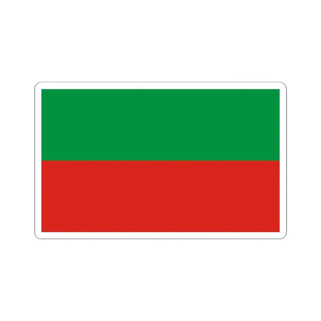 Flag of the Sac and Fox Nation (United States) STICKER Vinyl Kiss-Cut Decal 4 Inch White - The Sticker Space