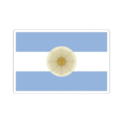 Flag of the San Juan Province reverse (Argentina) STICKER Vinyl Kiss-Cut Decal 2 Inch White - The Sticker Space