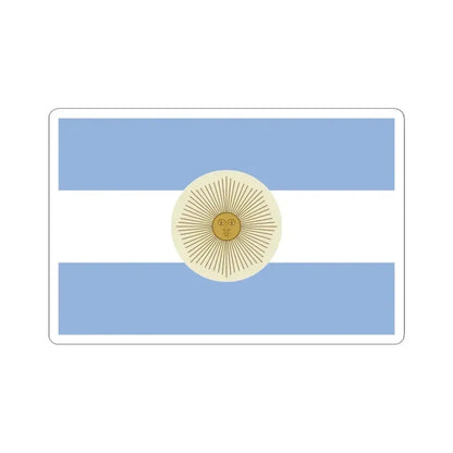 Flag of the San Juan Province reverse (Argentina) STICKER Vinyl Kiss-Cut Decal 6 Inch White - The Sticker Space