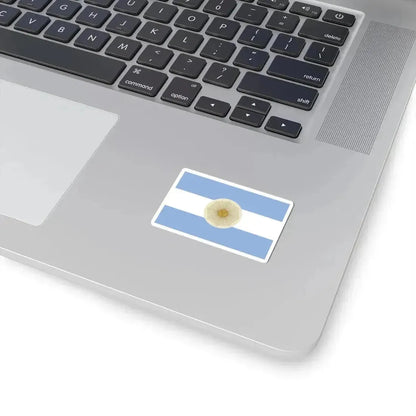 Flag of the San Juan Province reverse (Argentina) STICKER Vinyl Kiss-Cut Decal - The Sticker Space