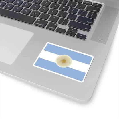 Flag of the San Juan Province reverse (Argentina) STICKER Vinyl Kiss-Cut Decal - The Sticker Space