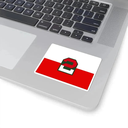 Flag of the Second United States Army (United States) STICKER Vinyl Kiss-Cut Decal - The Sticker Space