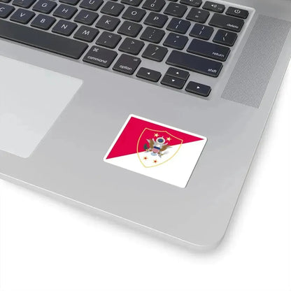 Flag of the Sergeant Major of the United States Army (United States) STICKER Vinyl Kiss-Cut Decal - The Sticker Space