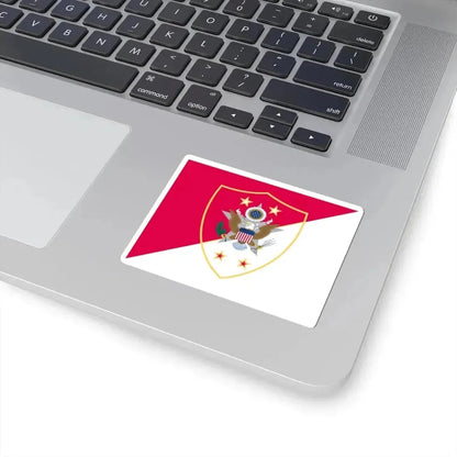 Flag of the Sergeant Major of the United States Army (United States) STICKER Vinyl Kiss-Cut Decal - The Sticker Space