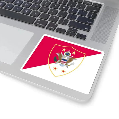 Flag of the Sergeant Major of the United States Army (United States) STICKER Vinyl Kiss-Cut Decal - The Sticker Space