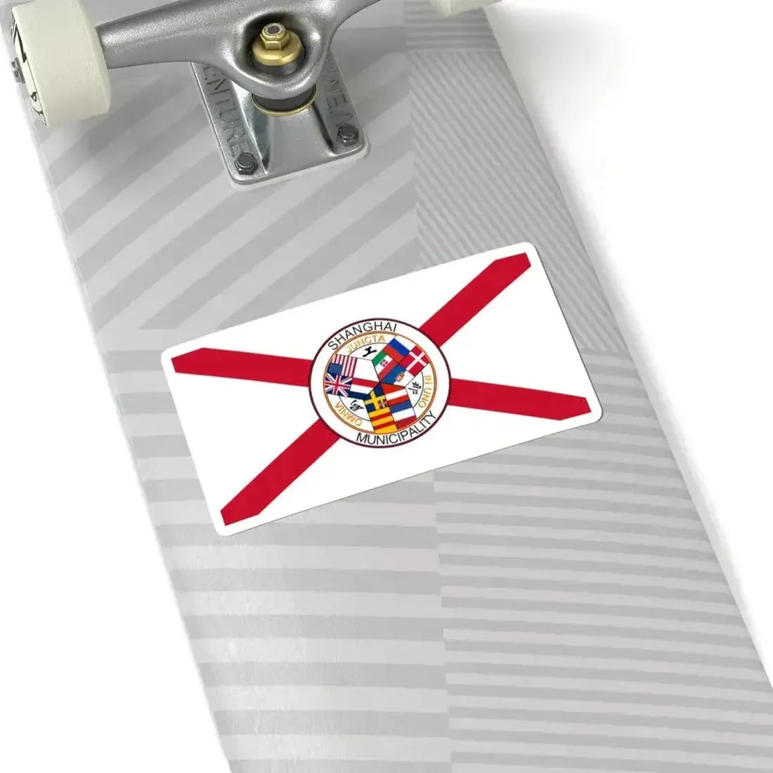 Flag of the Shanghai International Settlement (China) STICKER Vinyl Kiss-Cut Decal - The Sticker Space