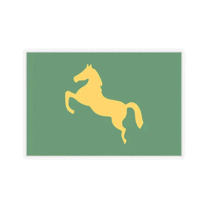 Flag of the Sharqia Governorate Egypt - STICKER Vinyl Kiss-Cut Decal 4 Inch Transparent - The Sticker Space