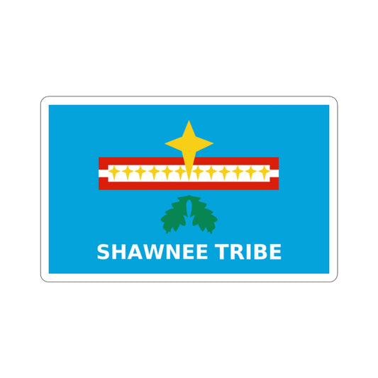 Flag of The Shawnee Tribe of Oklahoma STICKER Vinyl Die-Cut Decal-2 Inch-The Sticker Space