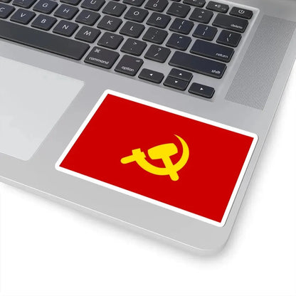 Flag of the Shining Path (Peru) STICKER Vinyl Kiss-Cut Decal - The Sticker Space