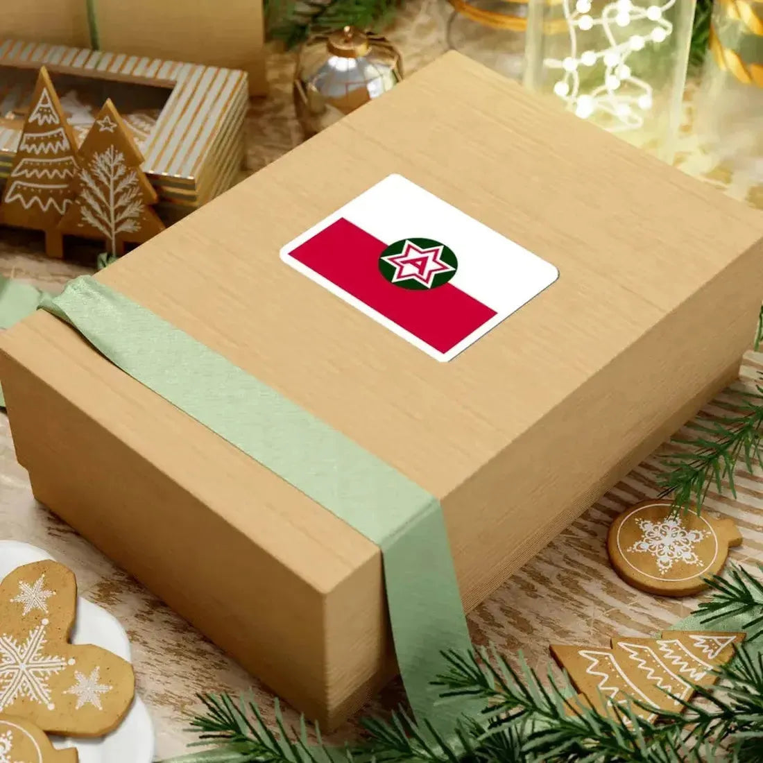 Flag of the Sixth United States Army (United States) STICKER Vinyl Kiss-Cut Decal - The Sticker Space