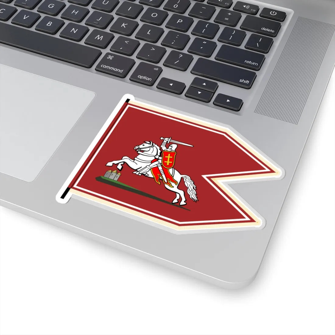 Flag of the Slonim County 1764-1792 (Belarus) (Coat of Arms) STICKER Vinyl Kiss-Cut Decal - The Sticker Space