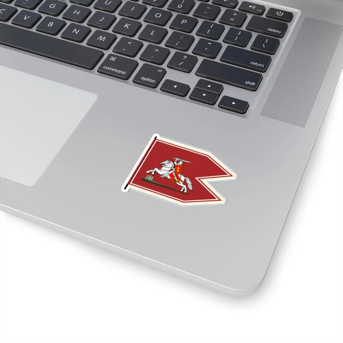 Flag of the Slonim County 1764-1792 (Belarus) (Coat of Arms) STICKER Vinyl Kiss-Cut Decal - The Sticker Space