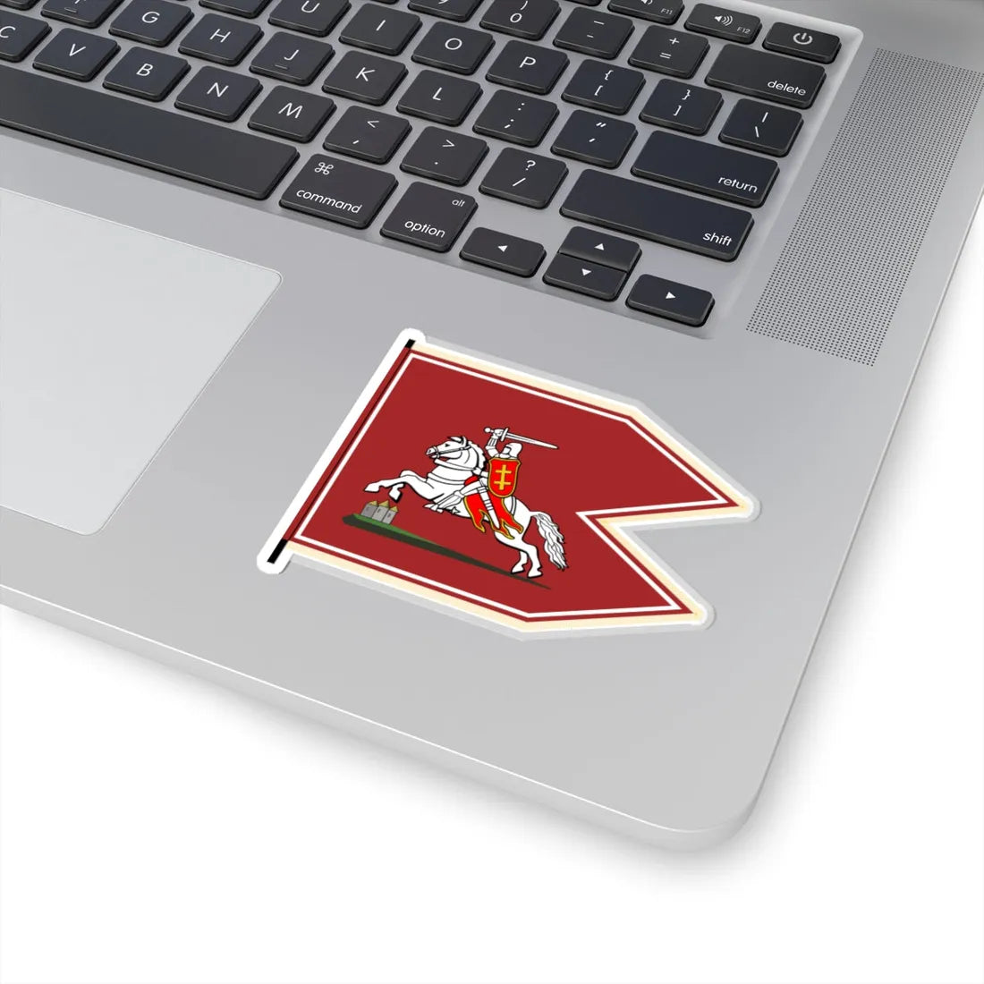 Flag of the Slonim County 1764-1792 (Belarus) (Coat of Arms) STICKER Vinyl Kiss-Cut Decal - The Sticker Space