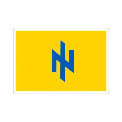 Flag of the Social-National Party of Ukraine (Ukraine) STICKER Vinyl Kiss-Cut Decal 6 Inch White - The Sticker Space