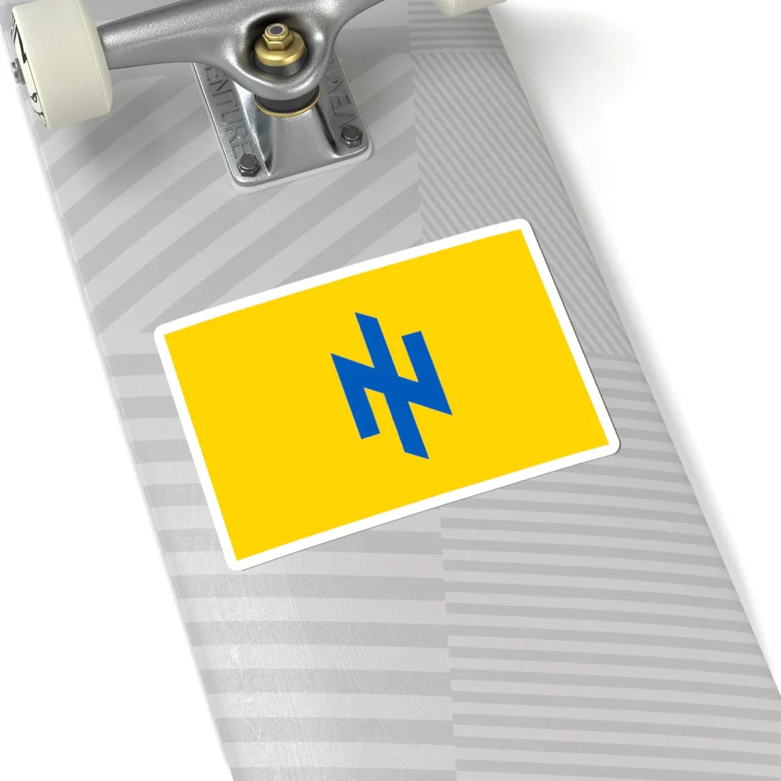 Flag of the Social-National Party of Ukraine (Ukraine) STICKER Vinyl Kiss-Cut Decal - The Sticker Space