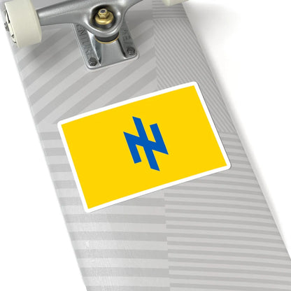 Flag of the Social-National Party of Ukraine (Ukraine) STICKER Vinyl Kiss-Cut Decal - The Sticker Space