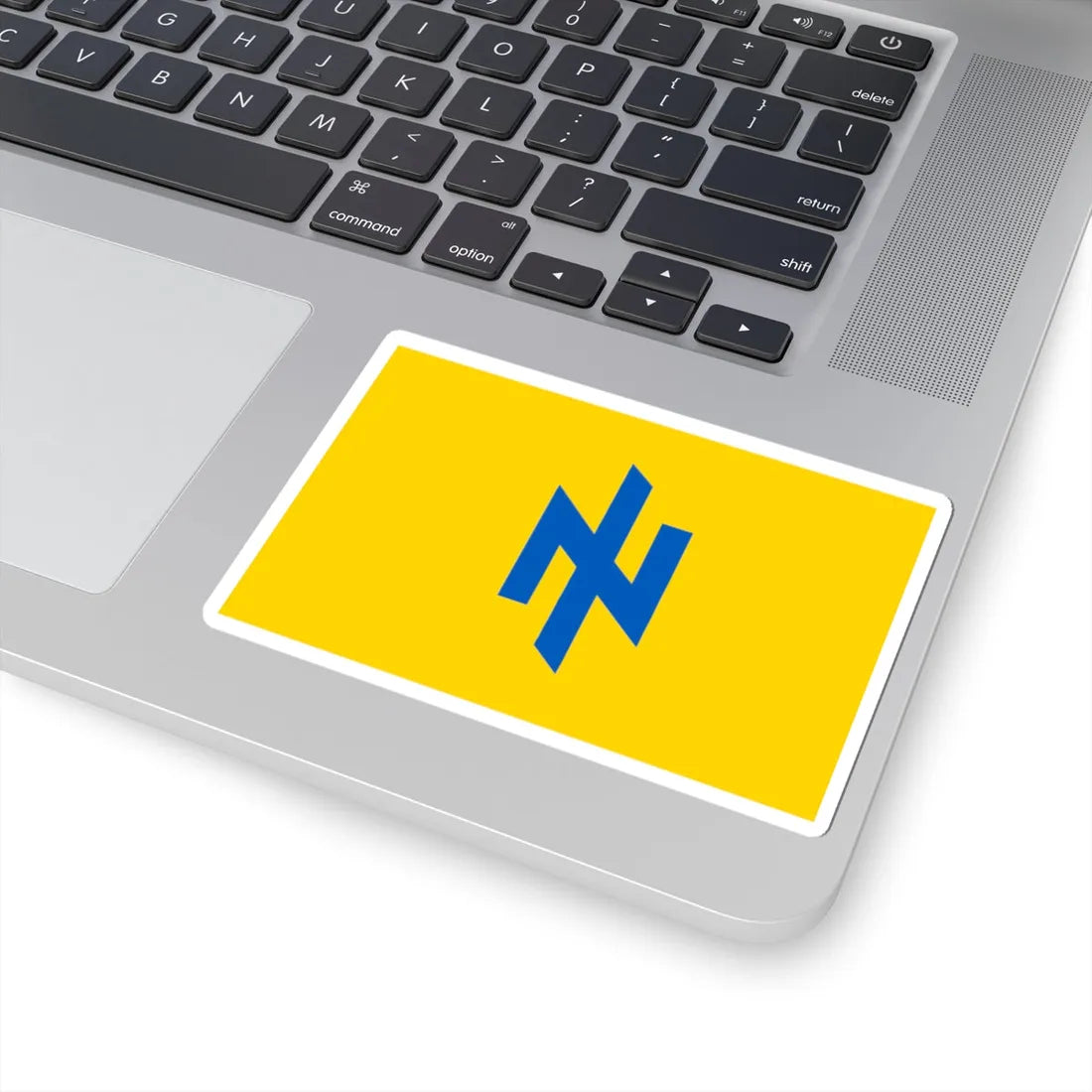 Flag of the Social-National Party of Ukraine (Ukraine) STICKER Vinyl Kiss-Cut Decal - The Sticker Space