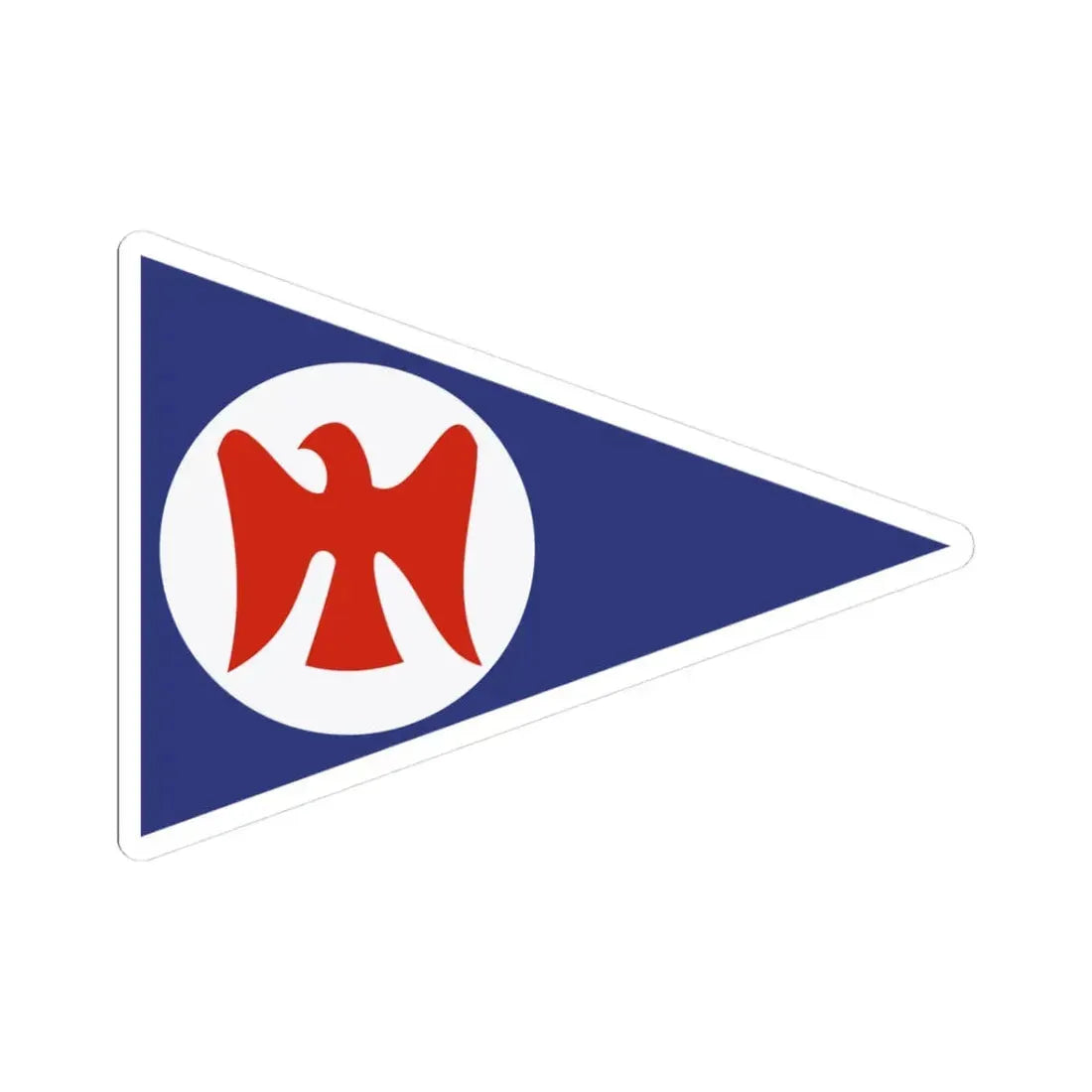 Flag of the Sotsyalistishe Kinder Farband Bundistn children in Poland 1936 (Poland) STICKER Vinyl Kiss-Cut Decal 3 Inch White - The Sticker Space