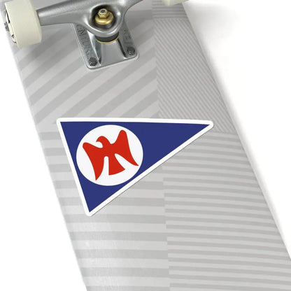 Flag of the Sotsyalistishe Kinder Farband Bundistn children in Poland 1936 (Poland) STICKER Vinyl Kiss-Cut Decal - The Sticker Space