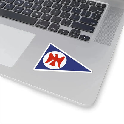 Flag of the Sotsyalistishe Kinder Farband Bundistn children in Poland 1936 (Poland) STICKER Vinyl Kiss-Cut Decal - The Sticker Space