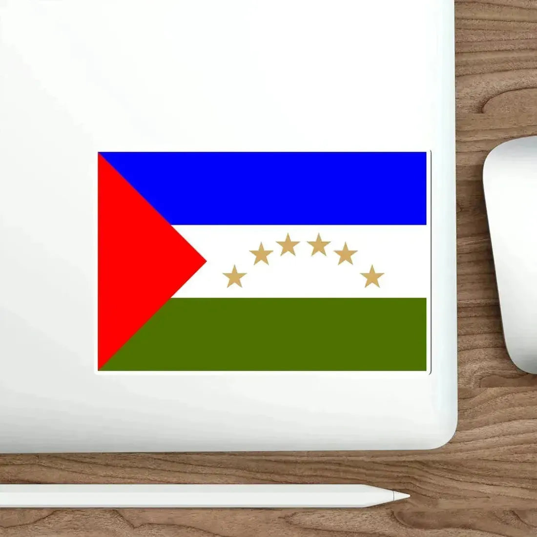 Flag of the South Caribbean Coast Autonomous Region STICKER Vinyl Die-Cut Decal - The Sticker Space