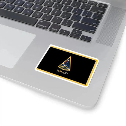 Flag of the Space Systems Command (United States) STICKER Vinyl Kiss-Cut Decal - The Sticker Space