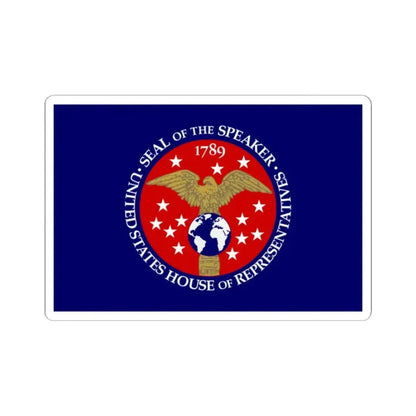 Flag of the Speaker of the United States House of Representatives (United States) STICKER Vinyl Kiss-Cut Decal 2 Inch White - The Sticker Space