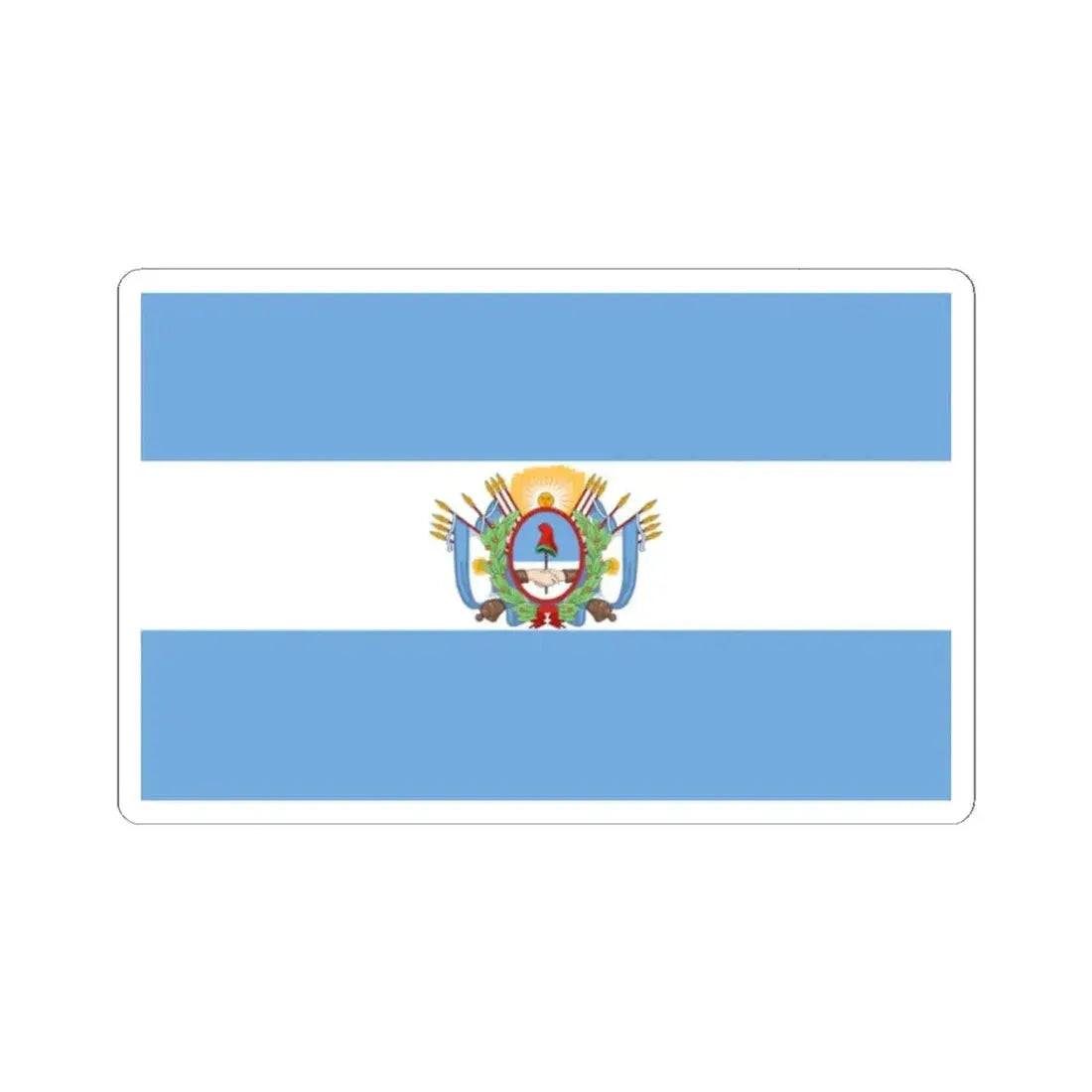 Flag of the State of Buenos Aires (Argentina) STICKER Vinyl Kiss-Cut Decal 2 Inch White - The Sticker Space