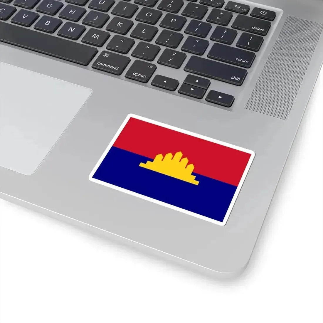 Flag of the State of Cambodia 1989-1993 (Cambodia) STICKER Vinyl Kiss-Cut Decal - The Sticker Space