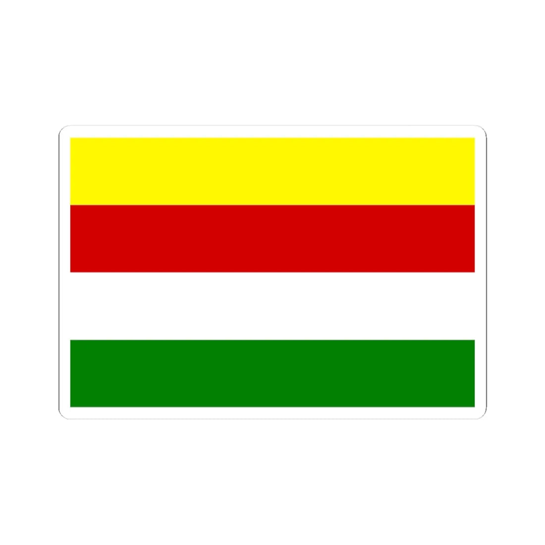 Flag of the State of East Indonesia (Indonesia) STICKER Vinyl Kiss-Cut Decal 3 Inch White - The Sticker Space