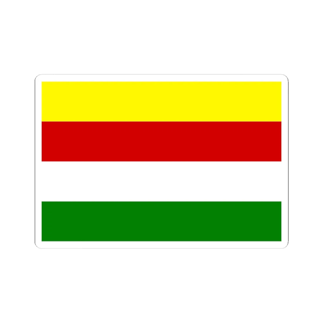 Flag of the State of East Indonesia (Indonesia) STICKER Vinyl Kiss-Cut Decal 4 Inch White - The Sticker Space
