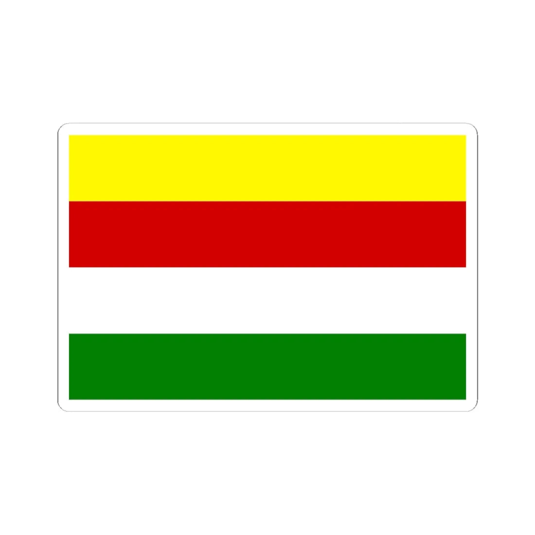 Flag of the State of East Indonesia (Indonesia) STICKER Vinyl Kiss-Cut Decal 6 Inch White - The Sticker Space
