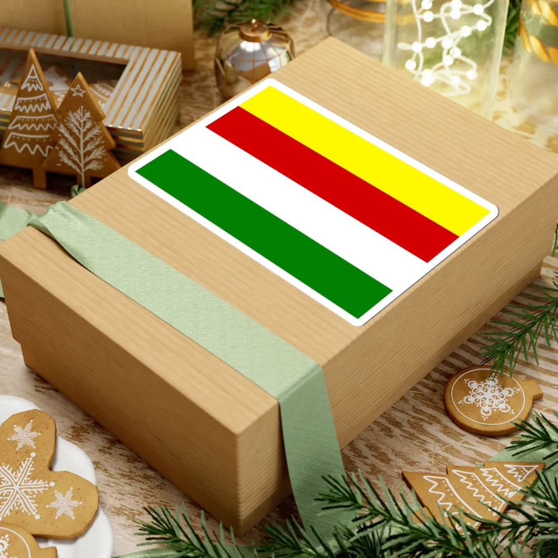 Flag of the State of East Indonesia (Indonesia) STICKER Vinyl Kiss-Cut Decal - The Sticker Space