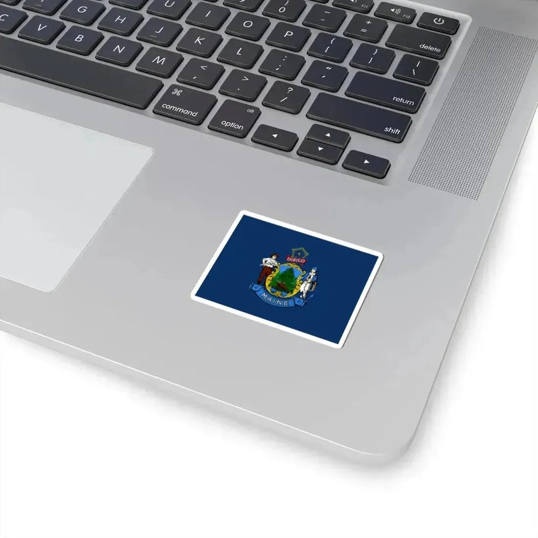 Flag of the State of Maine (United States) STICKER Vinyl Kiss-Cut Decal - The Sticker Space