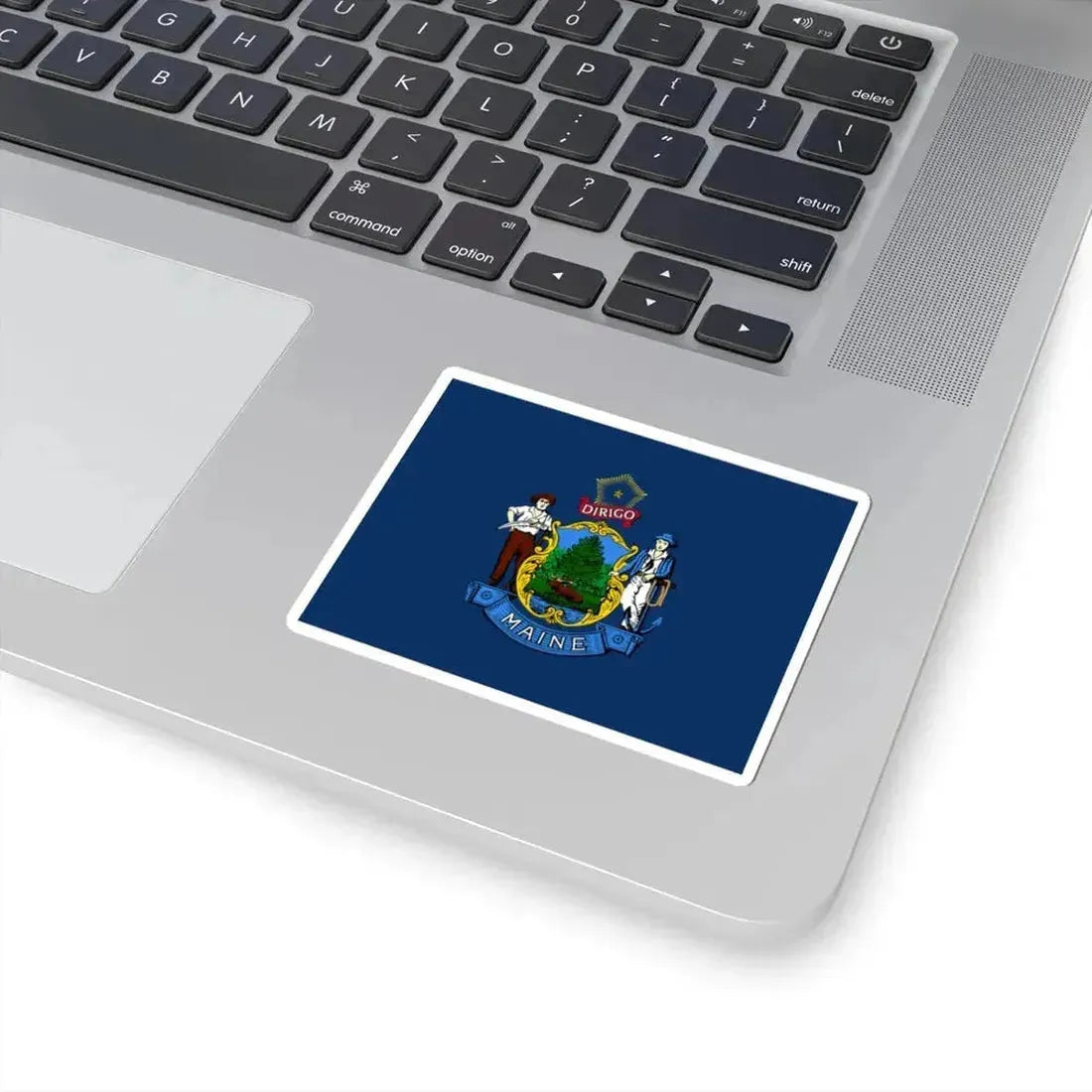 Flag of the State of Maine (United States) STICKER Vinyl Kiss-Cut Decal - The Sticker Space