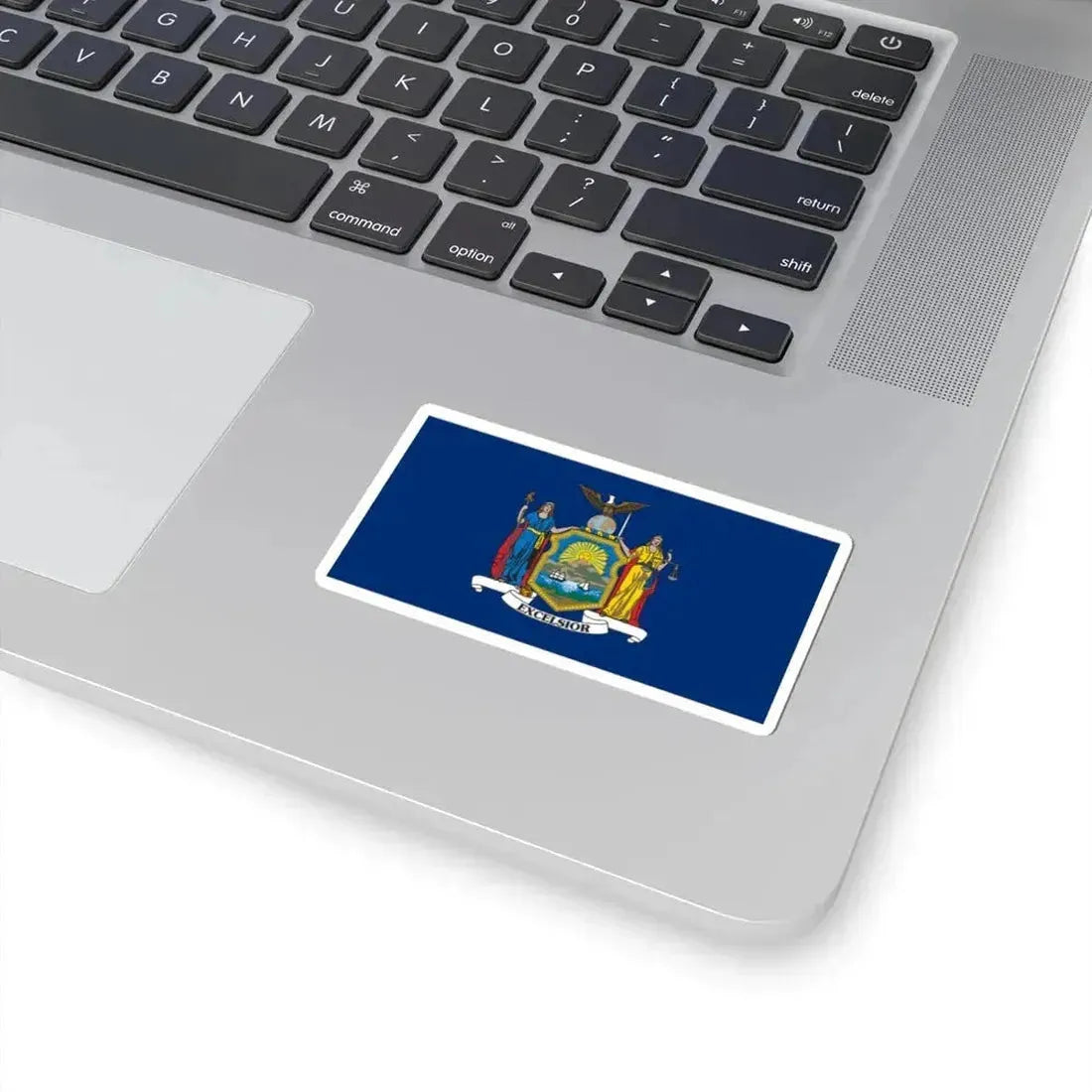 Flag of the State of New York 1909-2020 (United States) STICKER Vinyl Kiss-Cut Decal - The Sticker Space