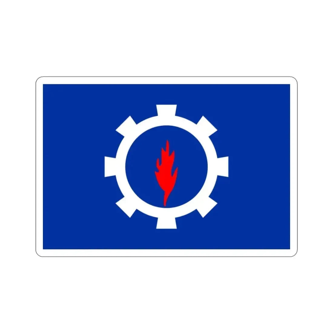 Flag of the Suez Governorate Egypt STICKER Vinyl Die-Cut Decal 2 Inch - The Sticker Space