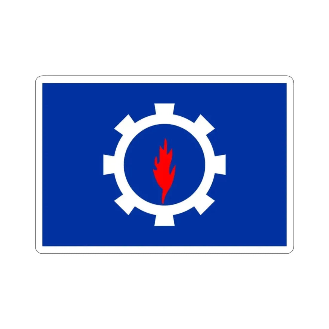 Flag of the Suez Governorate Egypt STICKER Vinyl Die-Cut Decal 2 Inch - The Sticker Space