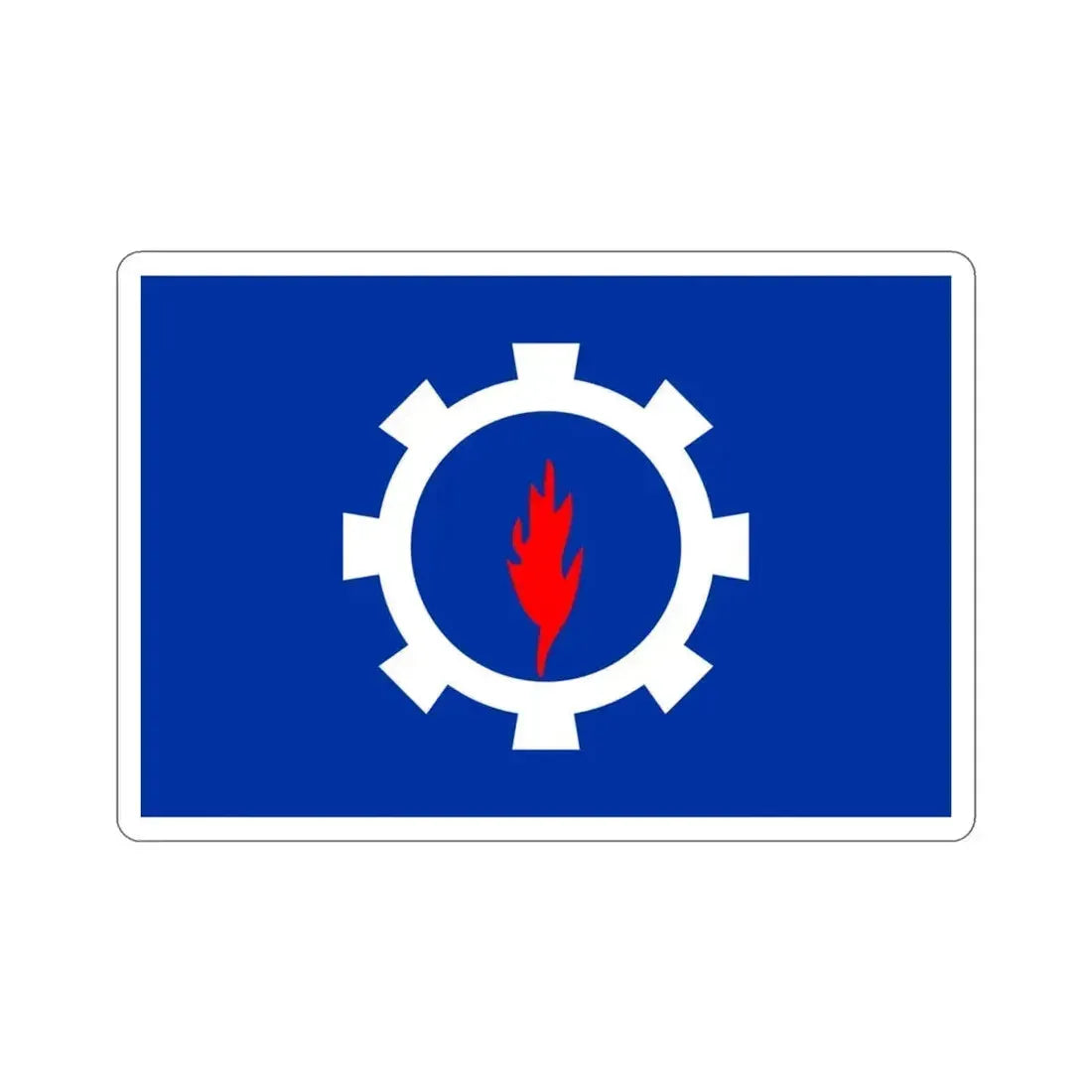 Flag of the Suez Governorate Egypt STICKER Vinyl Die-Cut Decal 3 Inch - The Sticker Space