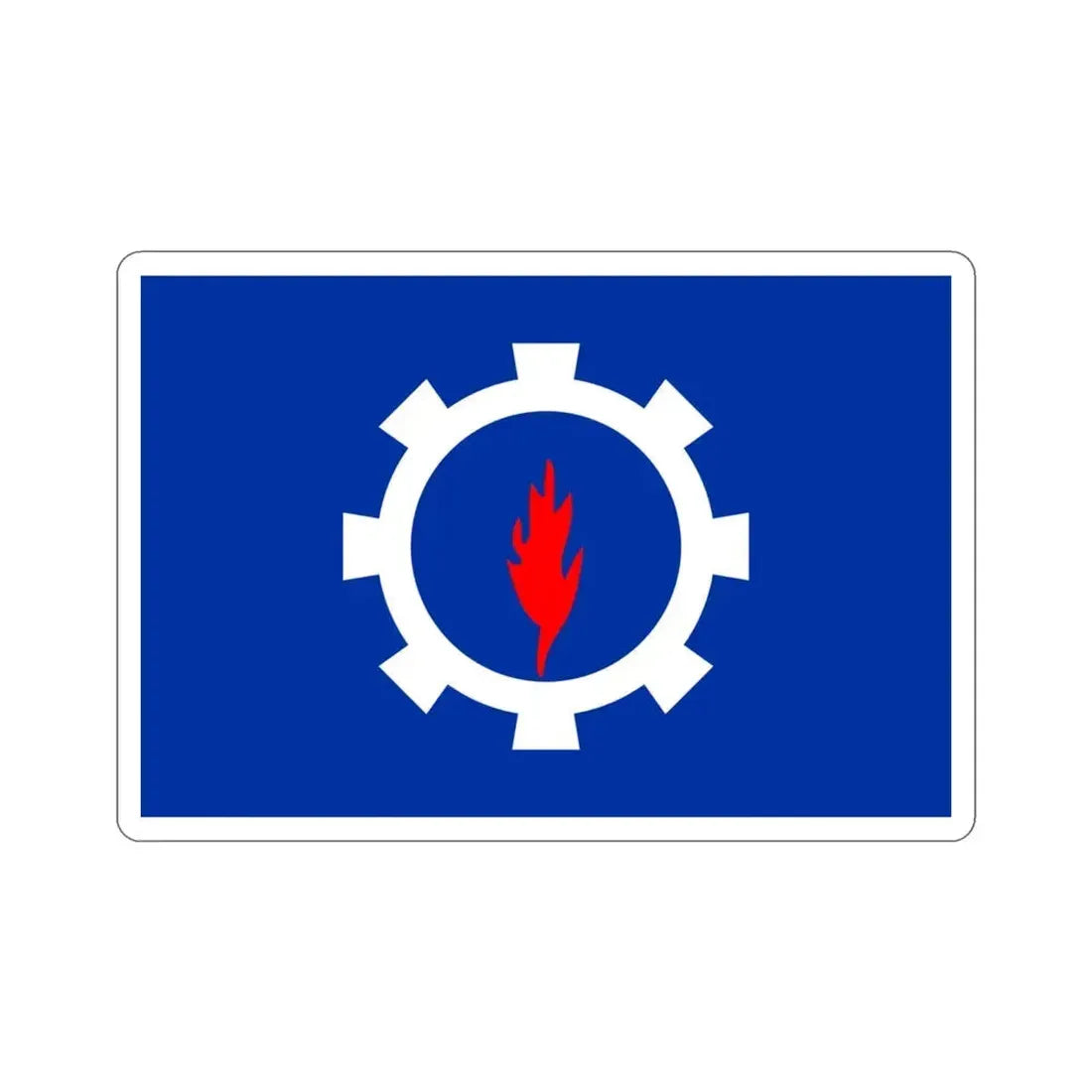 Flag of the Suez Governorate Egypt STICKER Vinyl Die-Cut Decal 3 Inch - The Sticker Space