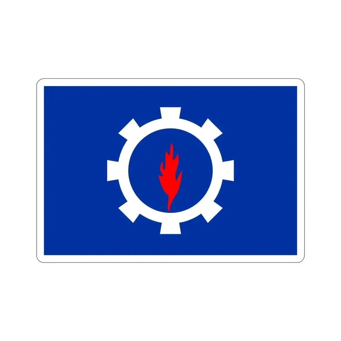 Flag of the Suez Governorate Egypt STICKER Vinyl Die-Cut Decal 4 Inch - The Sticker Space