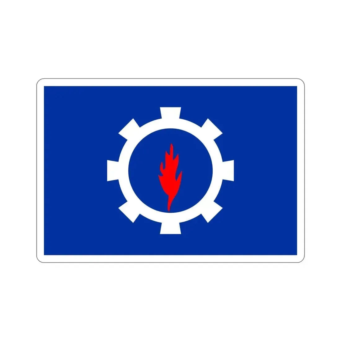 Flag of the Suez Governorate Egypt STICKER Vinyl Die-Cut Decal 4 Inch - The Sticker Space