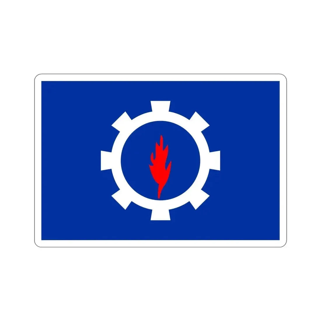 Flag of the Suez Governorate Egypt STICKER Vinyl Die-Cut Decal 5 Inch - The Sticker Space